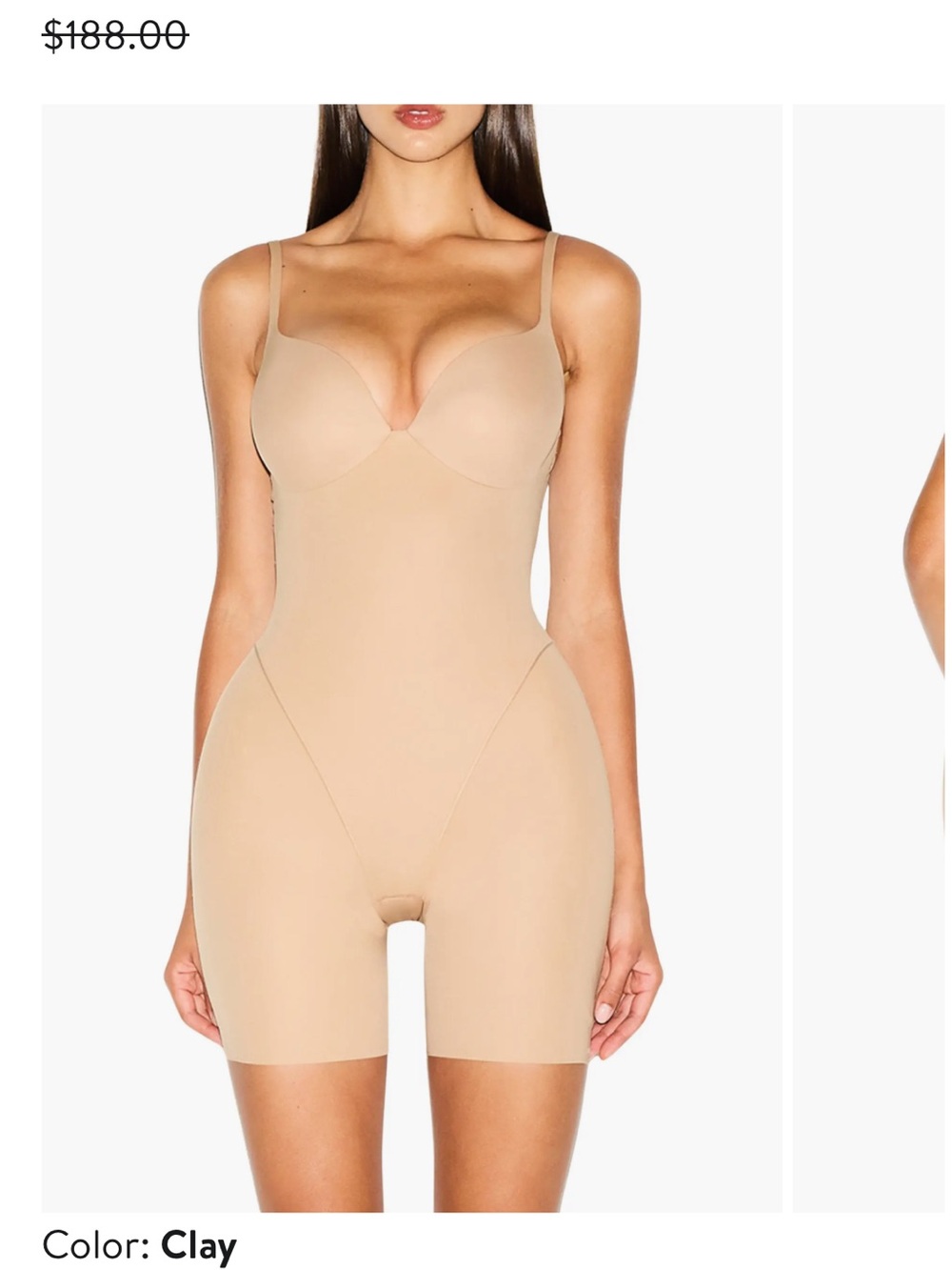 SKIMS Ultimate Body Butt & Hip Enhancing Waist Snatch Bodysuit Small NWT!!